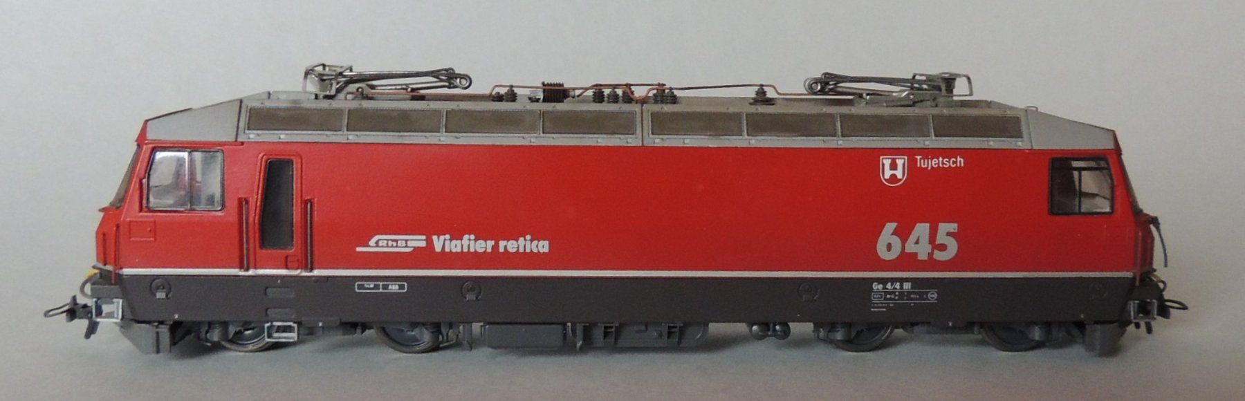 Bemo Modellini di ferrovie: BEMO RhB Ge 4/4 III 645 – Usato da Igis venduto da Lazio16 3