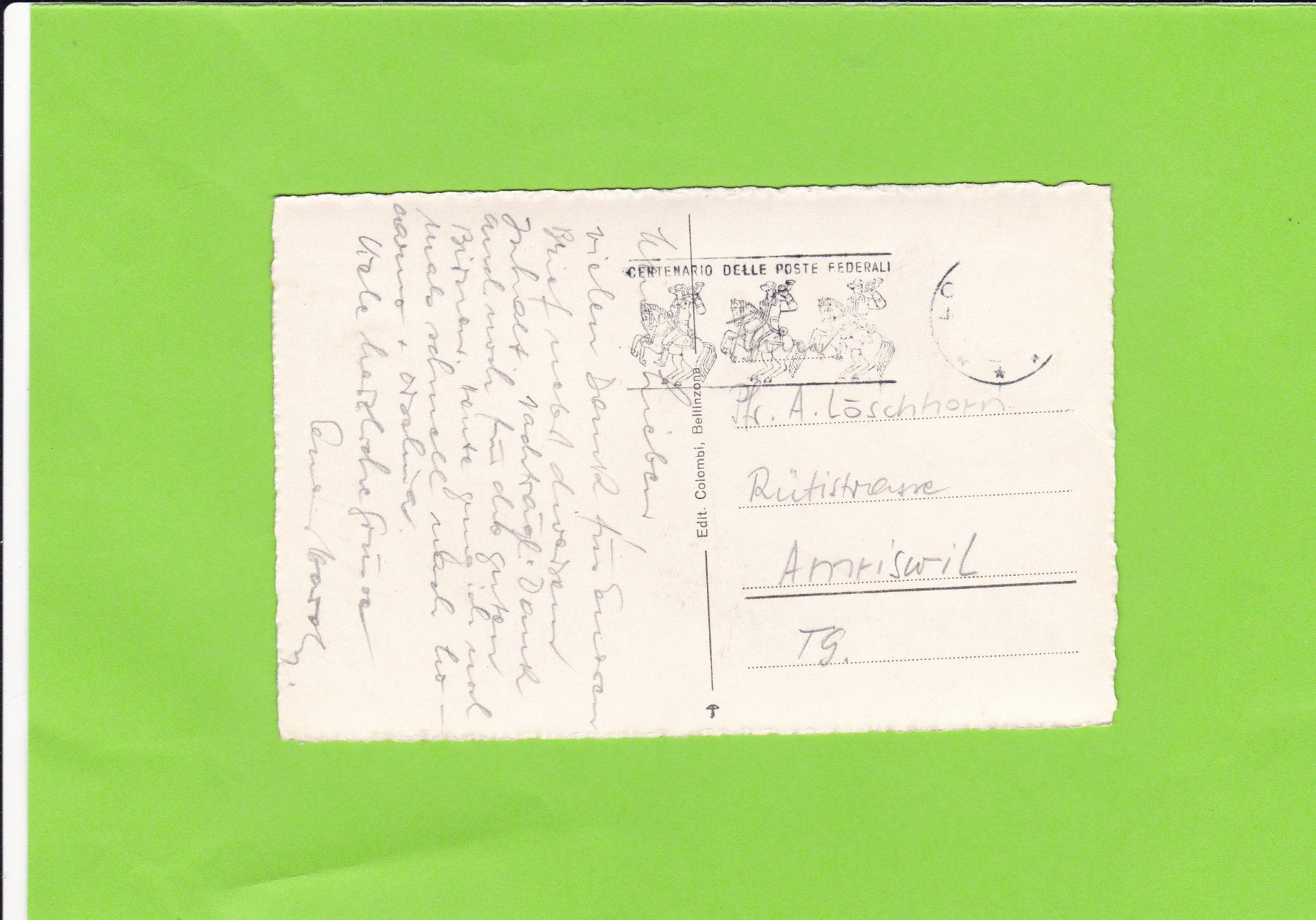 Cartoline postali: Panorama di Locarno – Usato da St. Peterzell venduto da neckertal 1