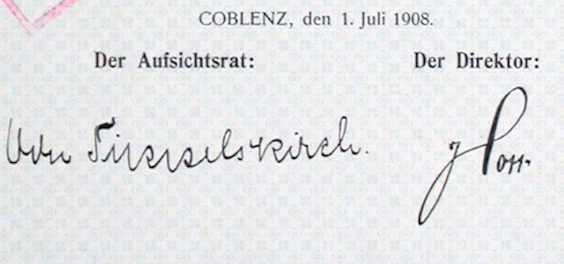 Documenti: Coblenzer Strassenbahn-Gesellschaft zu Coblenz - 1908 – Usato da Solothurn venduto da Sgasche 1