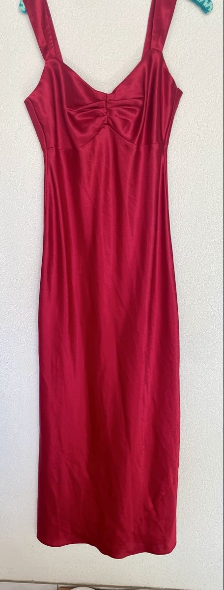 C&A Vestiti: Abendkleid rot glanz Gr. 40 – Usato da Laupen BE venduto da trinegack 2