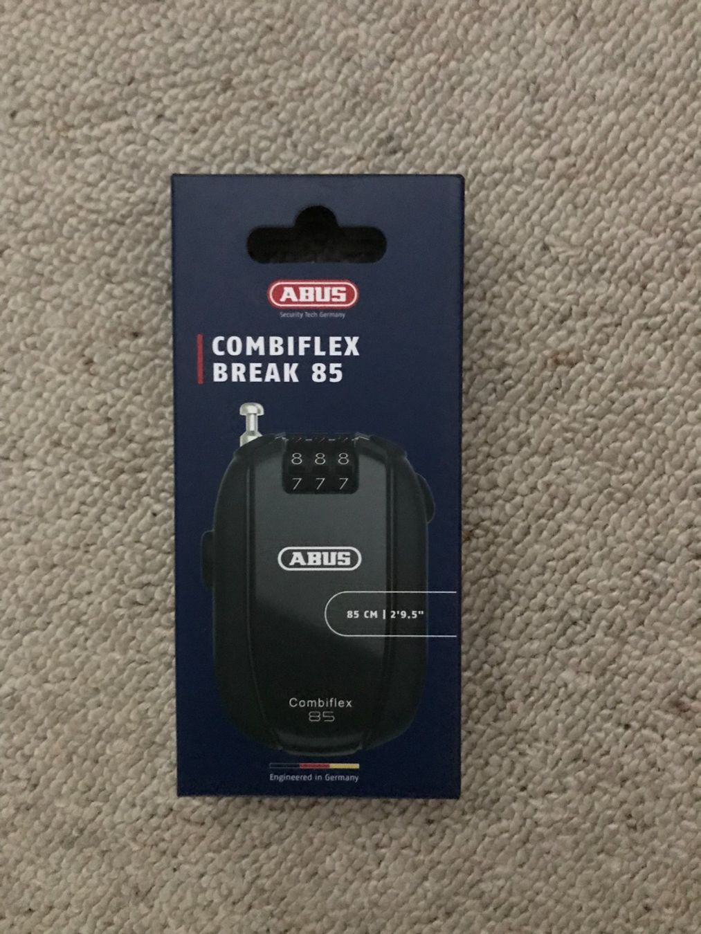 Abus Lucchetti: ABUS Combiflex Break 85 (Schloss mit Code) (Veloschloss) – Nuovo e nell'imballaggio originale da Kilchberg ZH venduto da Glueckstreffer