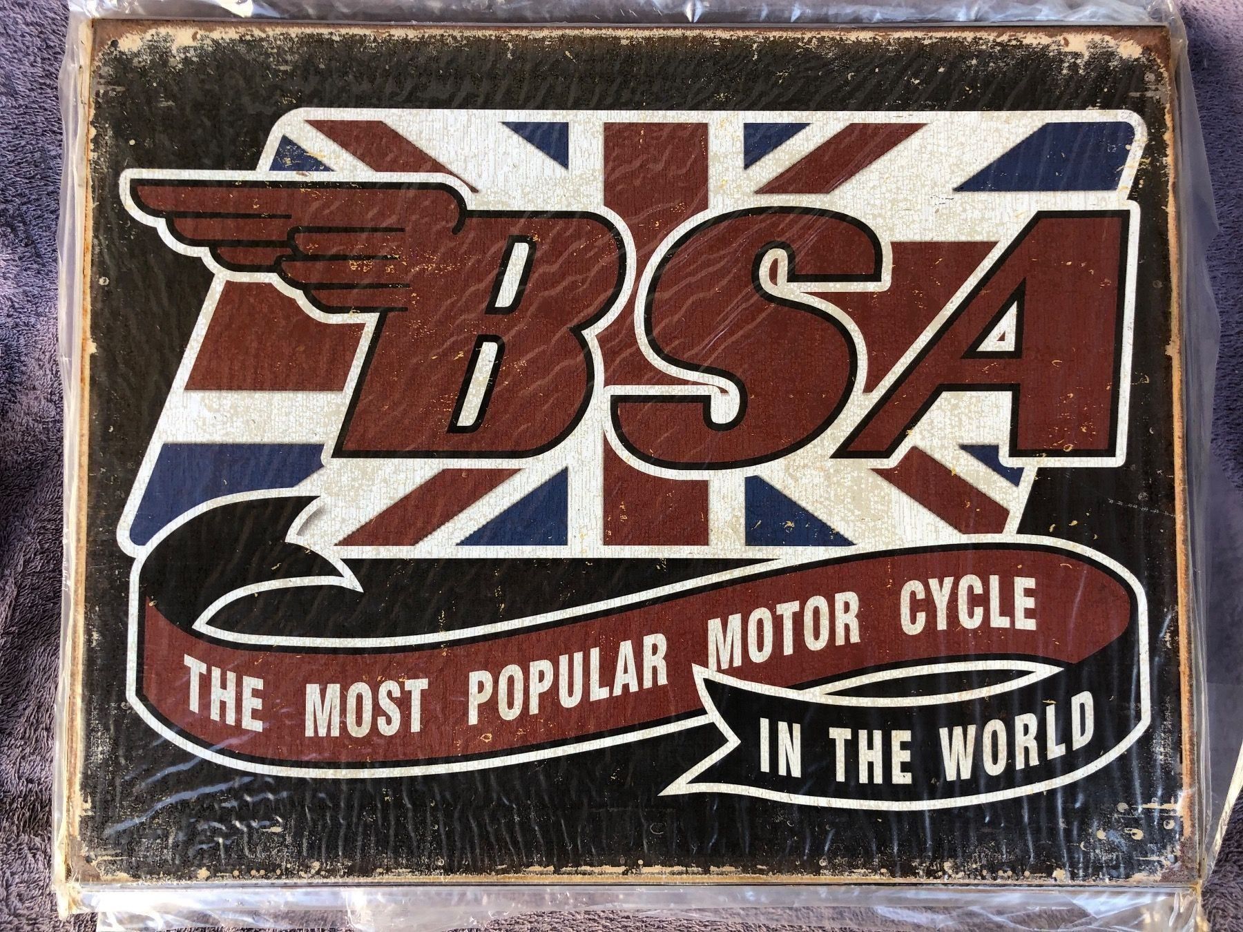 Insegne: Bsa Motorrad Oldtimer classic – Nuovo e nell'imballaggio originale da Reinach AG venduto da rares75