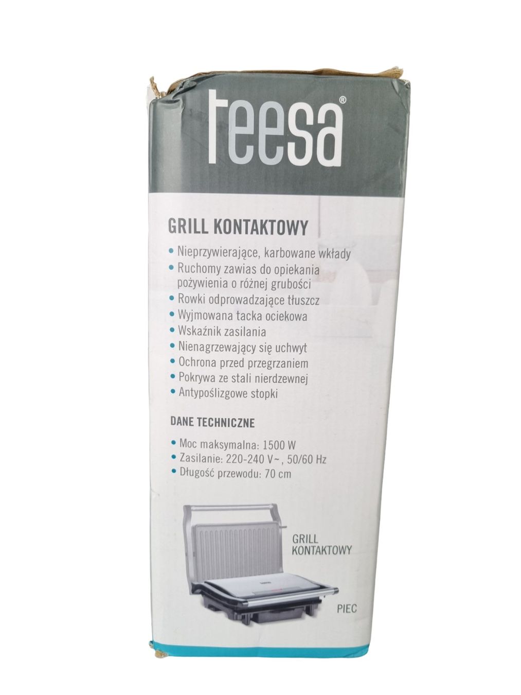 Griglie: TEESA Kontaktgrill – Nuovo (secondo la descrizione) da Wangen b. Olten venduto da Restwert_Wangen 1