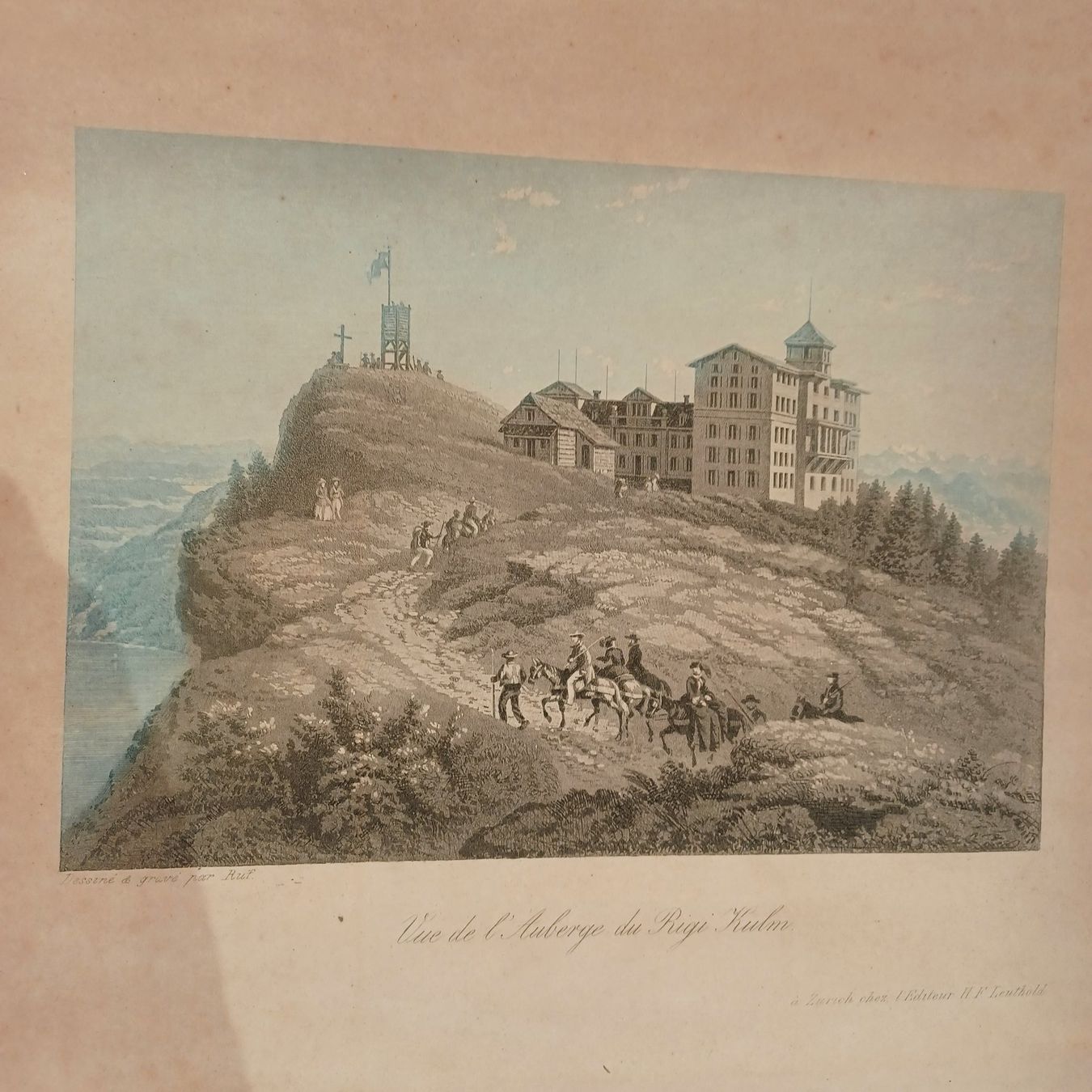 Poster & Bilder: Altes Bild. Rigi Kulm. H.F.Leuthold. – Gebraucht aus Zürich von Bellabo 3