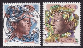 Satz SBK-Nr. 725-726 (Europa 1986) gestempelt