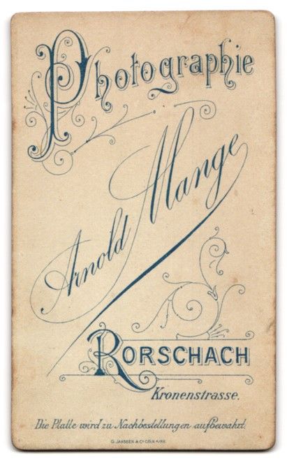 Photos & affiches: Fotografie Arnold Mange, Rorschach, Kron – D'occasion à Berlin par bartko-reher 1