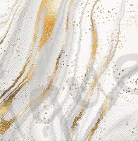 Serviette golded marble (1602) 2Stk.
