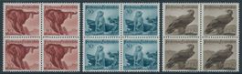 FL - 1947 - Jagd II - Viererblock - postfrisch **