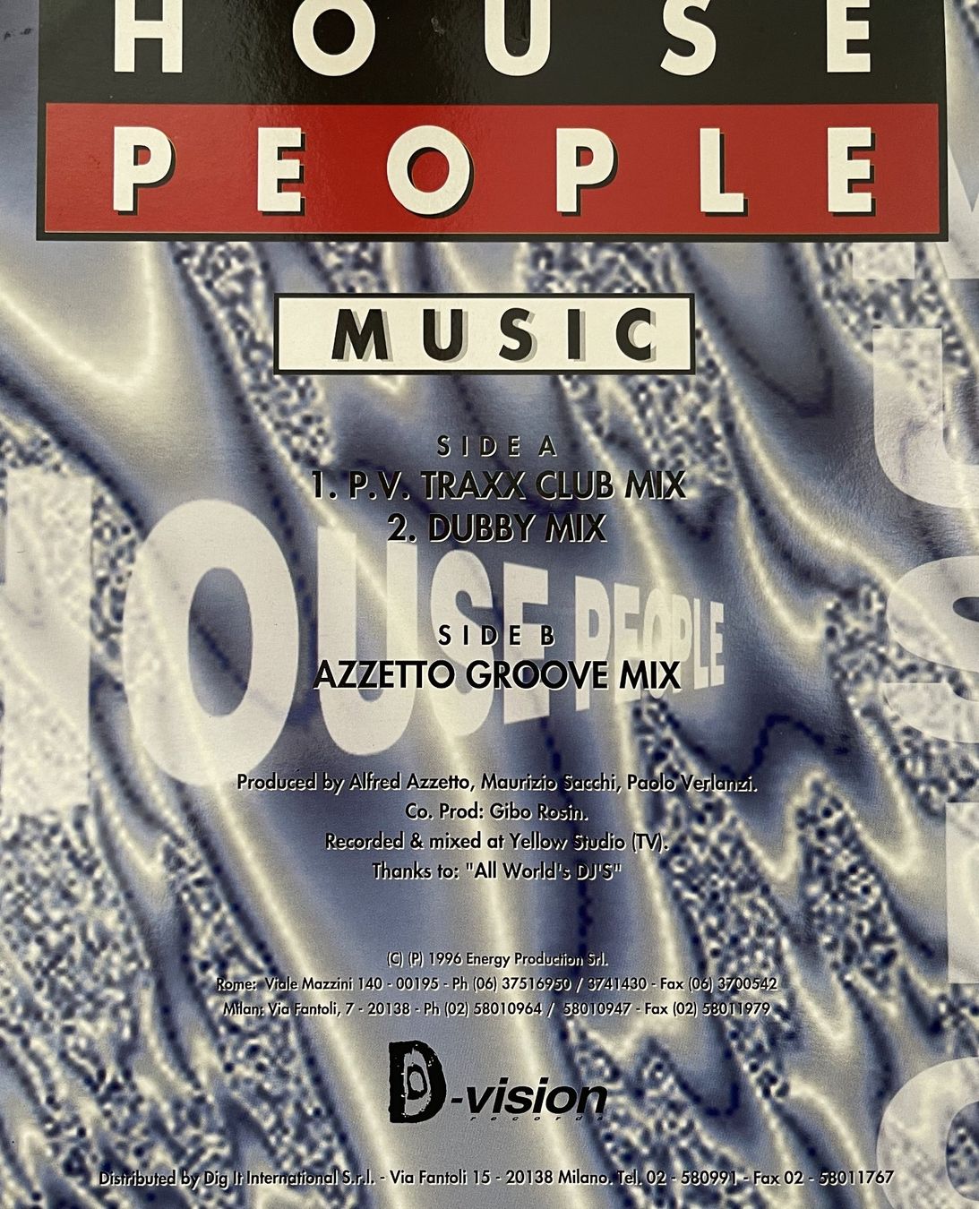 Dischi in vinile: HOUSE PEOPLE MUSIC VINYL – Usato da Oftringen venduto da Vucki 1