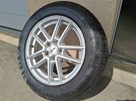 4 Alu-Komplettrader Sommerreifen 225/60/R17