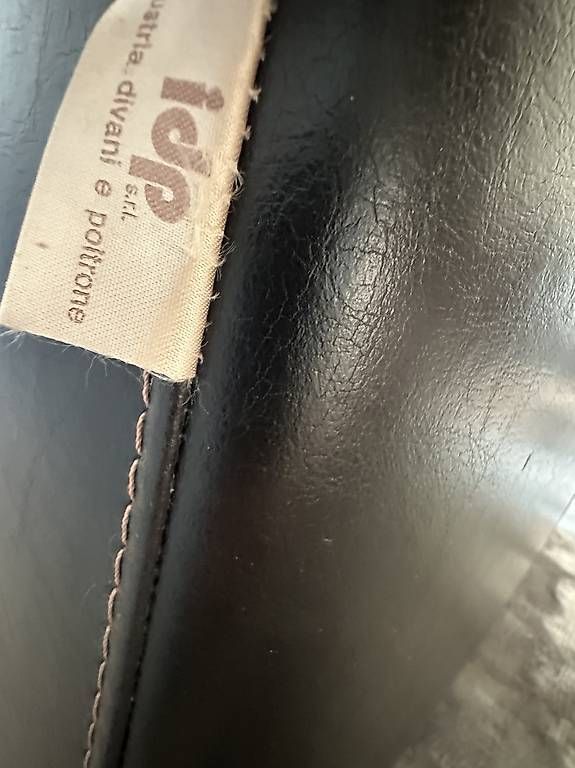Divani: Leder Sofa Couch, IDP, Creta, Dunkelbraun – Usato da Zürich venduto da san_l5wd 1
