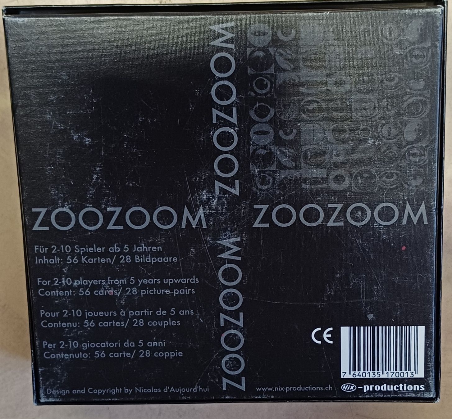 Giochi: Zoozoom Memory mit Tieraugen – Usato da Merenschwand venduto da Brockinell 2