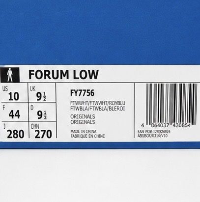 Adidas Scarpe da uomo: Adidas Forum Low, Grösse 44, Neu – Nuovo e nell'imballaggio originale da Zürich venduto da Miljam 3