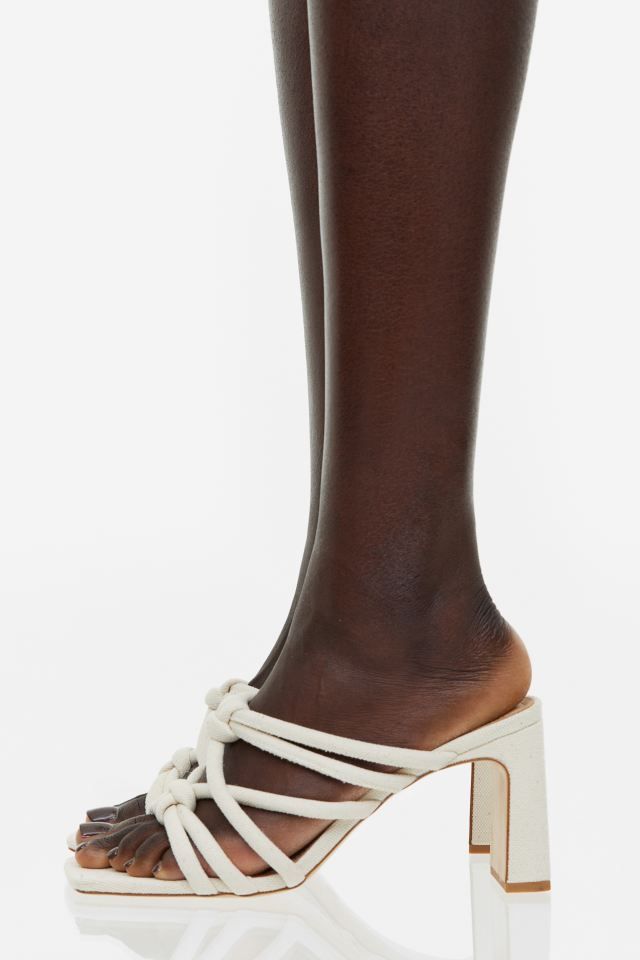 H&M Scarpe da donna: H&M eckige Mules Pantoletten 41 cremefarben – Nuovo (secondo la descrizione) da Basel venduto da Chocolate_Cupcake 3