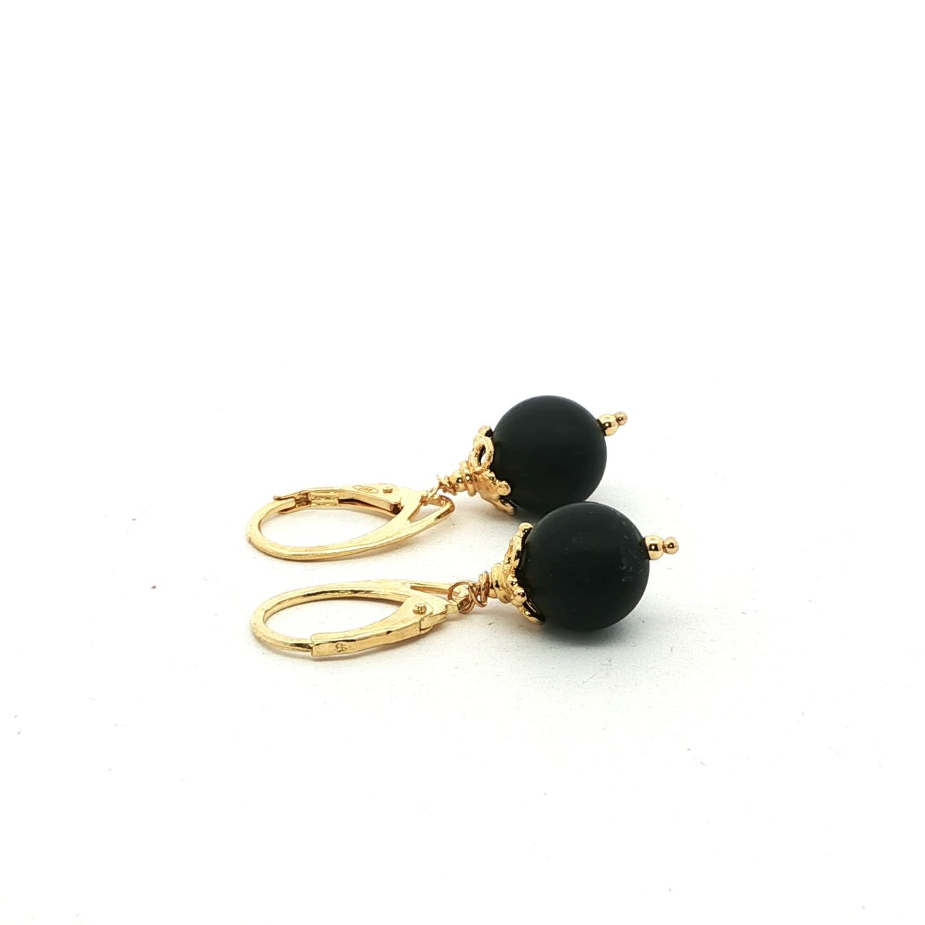 Olga Ribler Orecchini pendenti & Orecchini a lobo: Sterling Silber 925 Ohrhänger mit Onyx – Nuovo (secondo la descrizione) da Luzern venduto da Schmuckoutlet 3