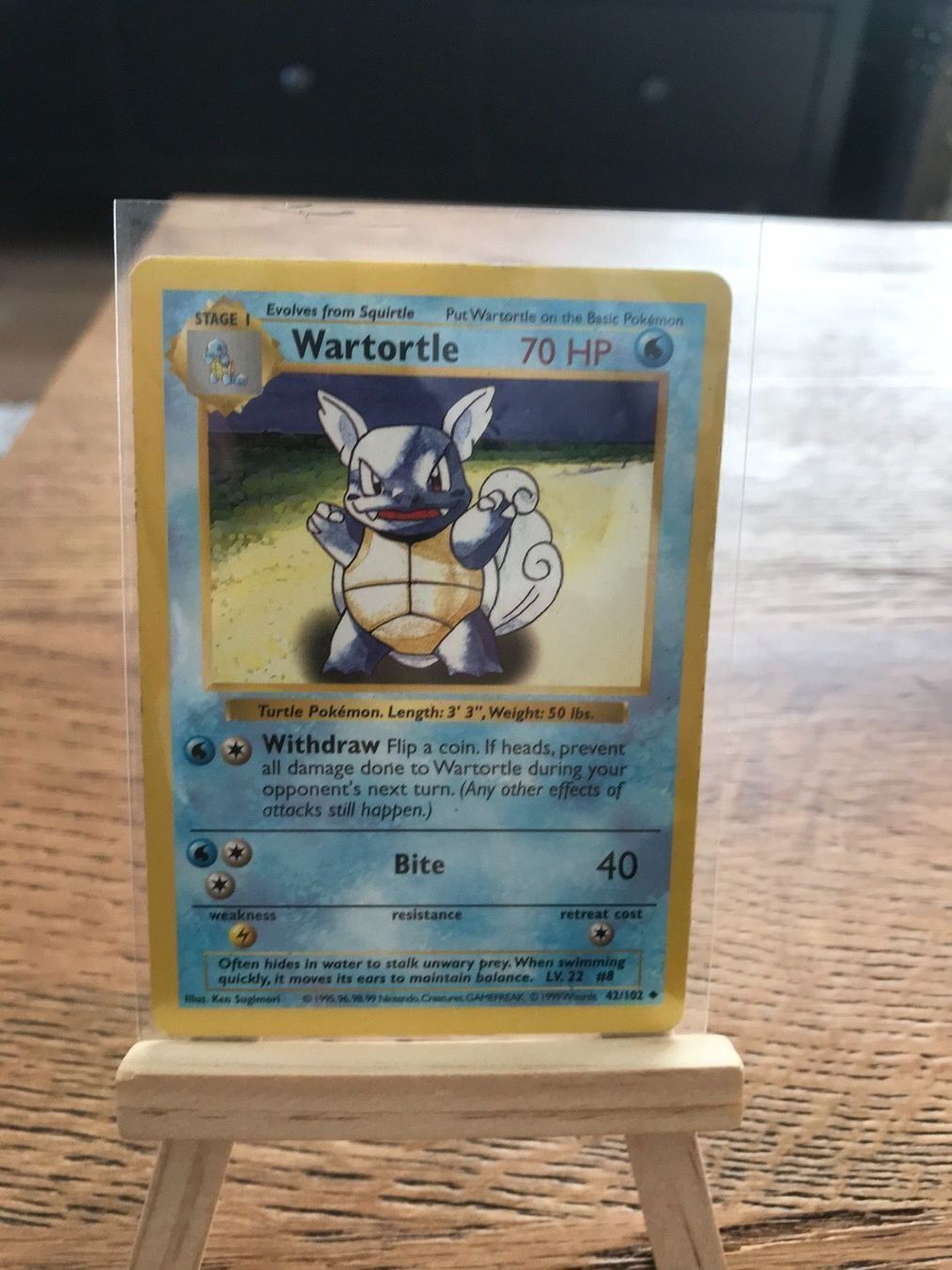 Pokémon Sammelbilder & Trading cards: Schillok ShadowlessWartorle Base Set – Gebraucht aus Küssnacht am Rigi von Ebikoner