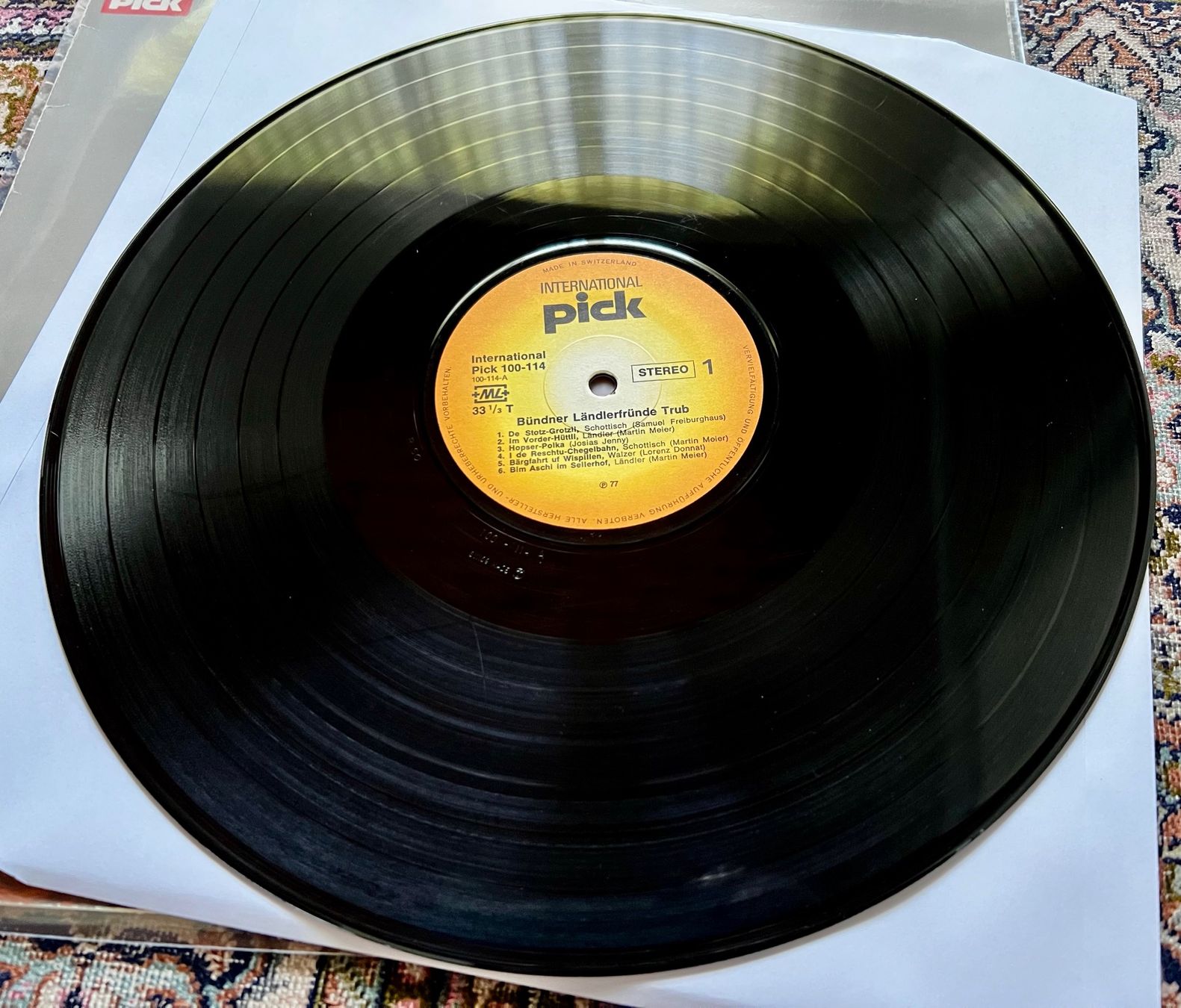 Dischi in vinile: Bündner Ländlerfründe Trub LP GEWASCHEN – Usato da Unterseen venduto da vinylmore 1