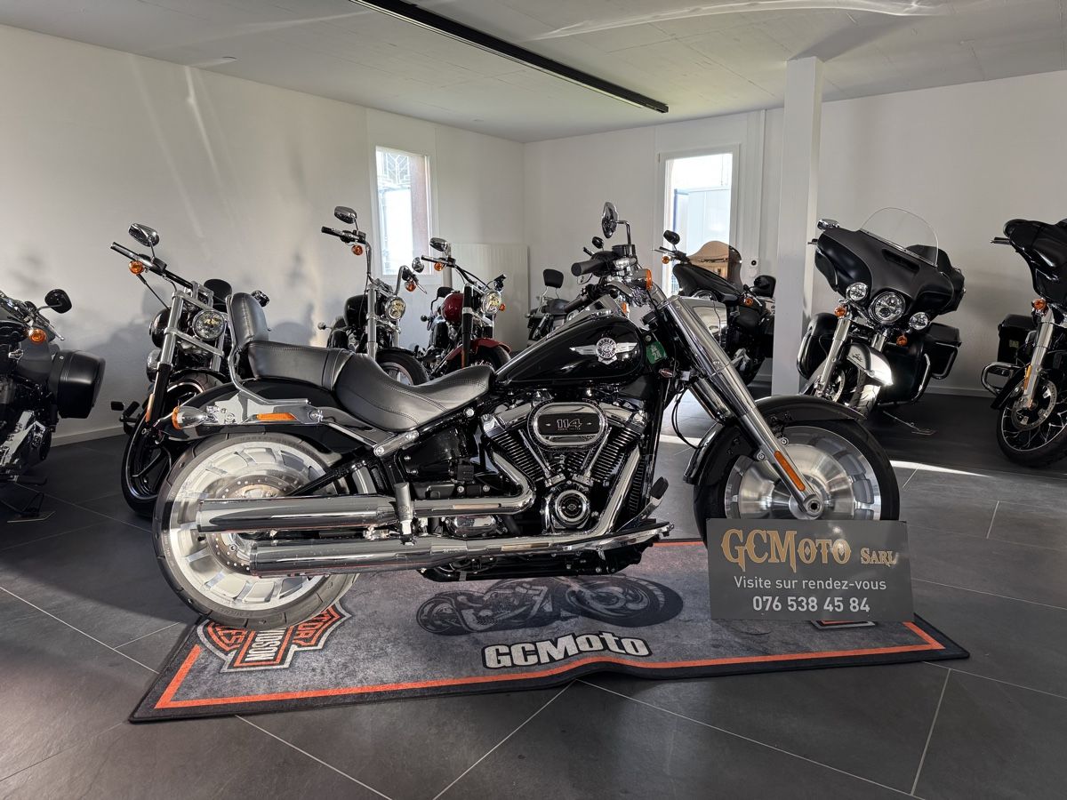 Harley-Davidson Chopper: Harley Davidson Fat Boy 114 Softail LEASING POSSIBLE – Usato da Echallens venduto da HD90 7