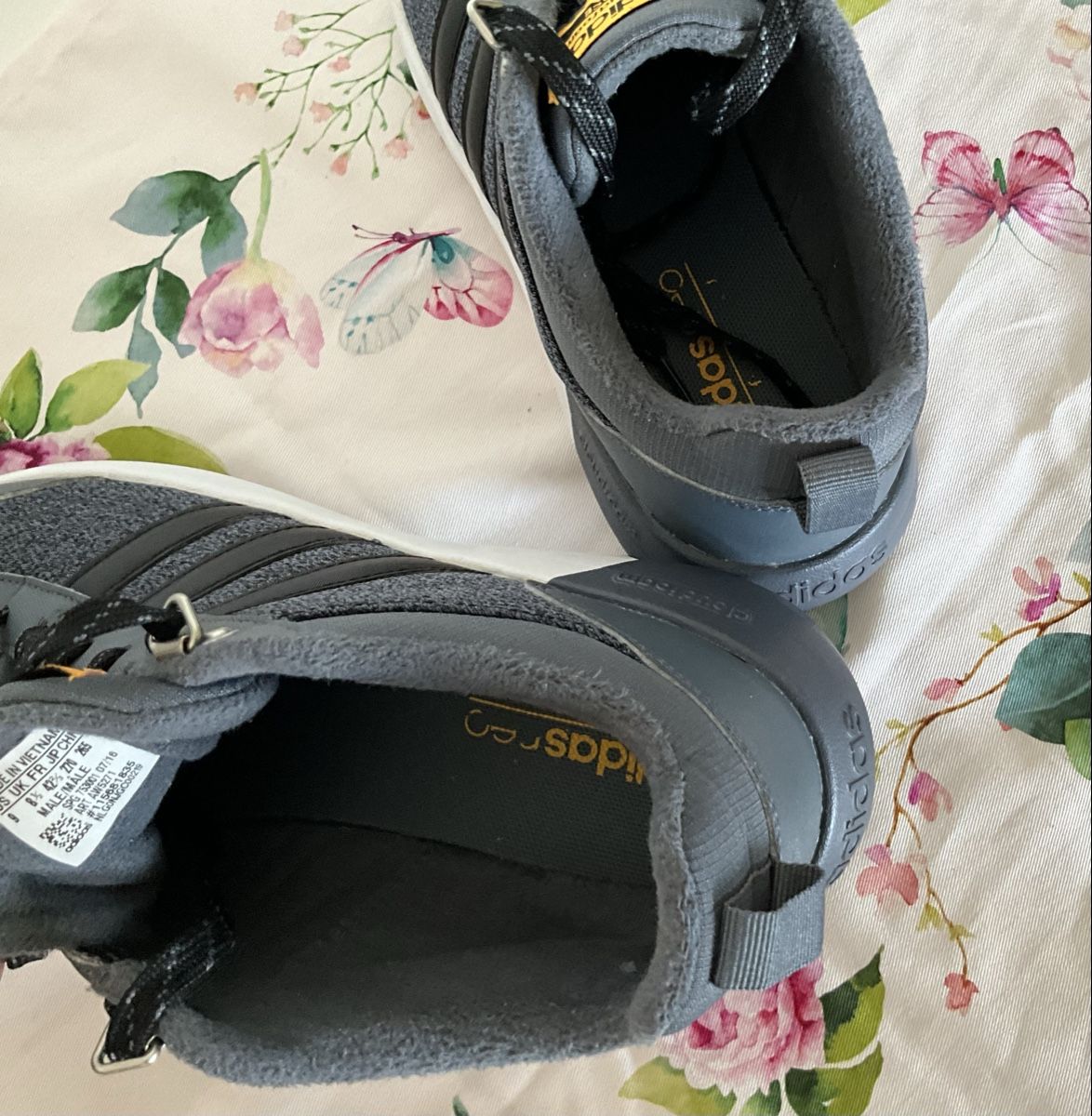Scarpe da uomo: Adidas Cloudfoam Race Schuhe, Grau, Grösse 42.2/3 – Nuovo (secondo la descrizione) da Zürich venduto da thovala 4