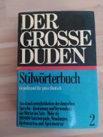 DER GROSSE DUDEN/ STILWÖRTERBUCH 2