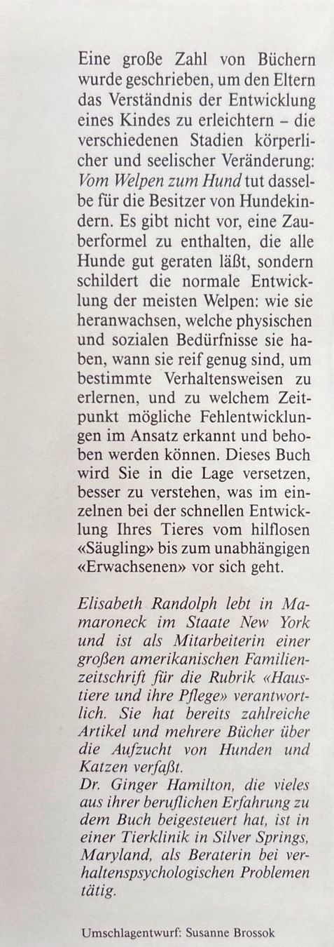 Libri: Vom Welpen zum Hund – Nuovo (secondo la descrizione) da Sarnen venduto da Livres 3