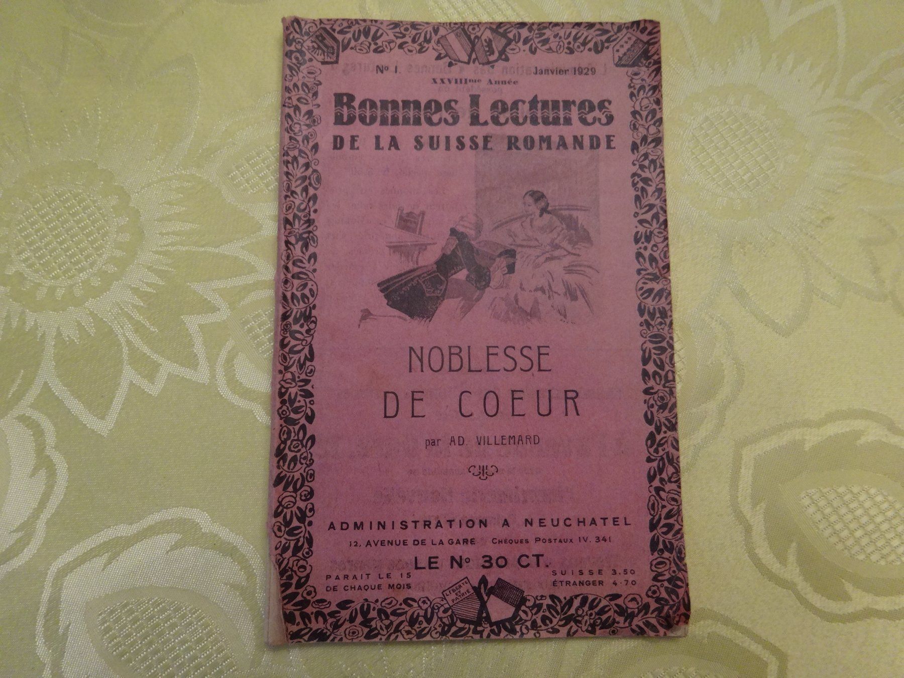Libri: Bonnes lectures de la Suisse romande - 1929 – Usato da Biel/Bienne venduto da milamila02
