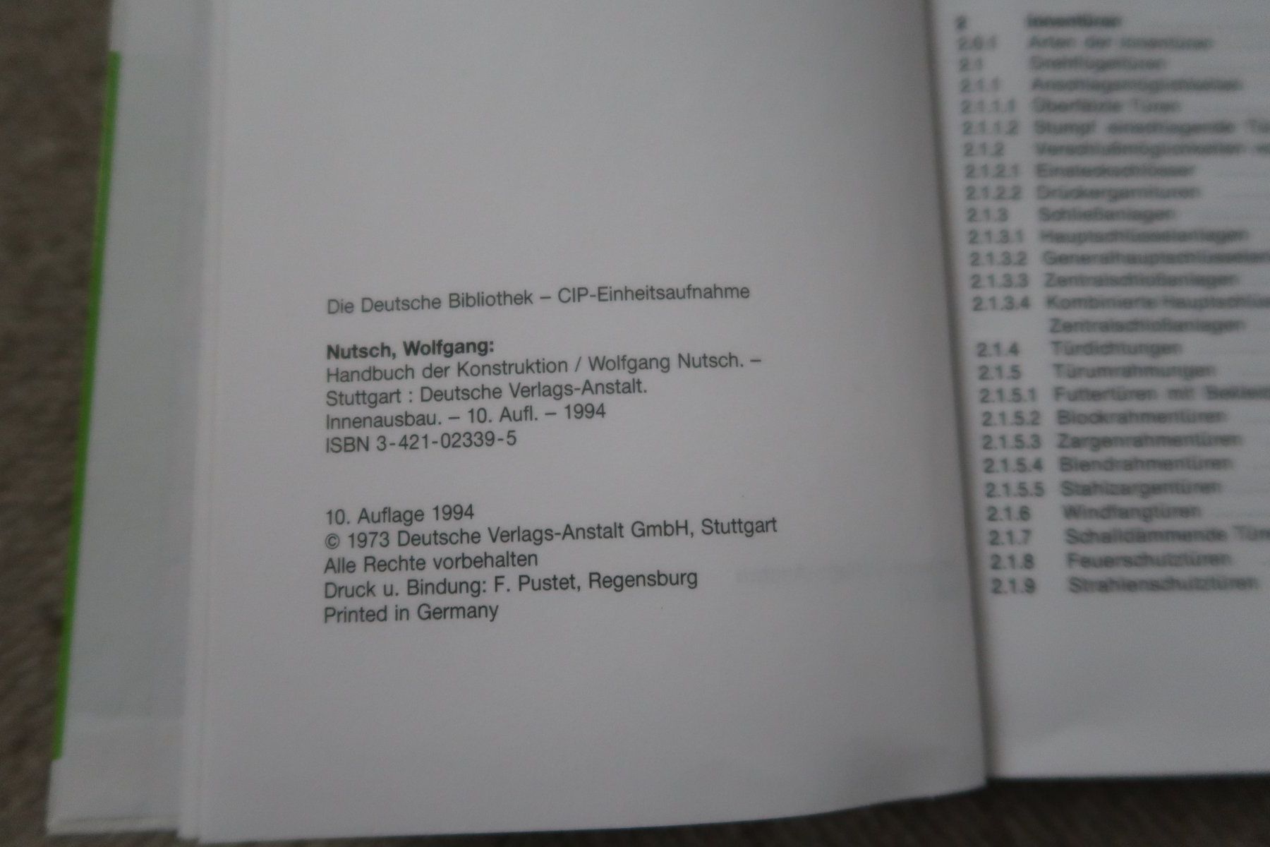 Libri: Innenausbau, Handbuch – Usato da Oberwil BL venduto da verramscher 2