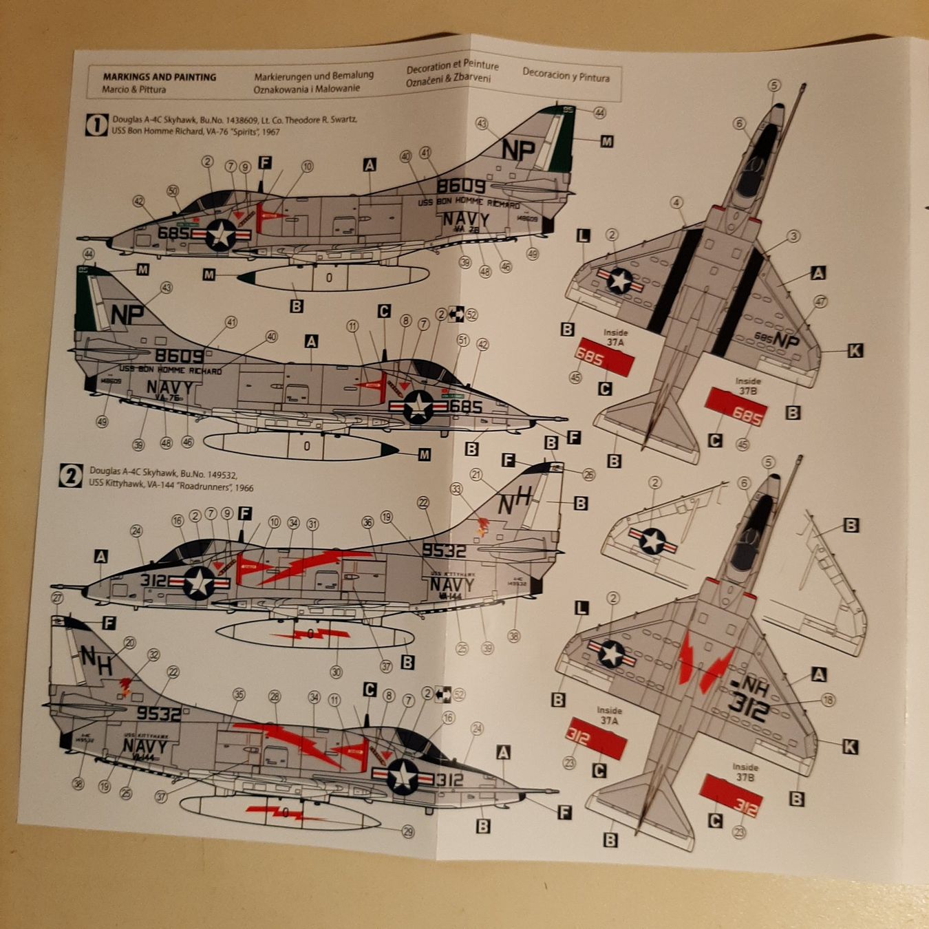 Kit di modellismo & Modellini statici: 3052 ... Douglas A-4 C Skyhawk ... Hobby 2000 72037 – Nuovo (secondo la descrizione) da Bonstetten venduto da Benibanny59 1