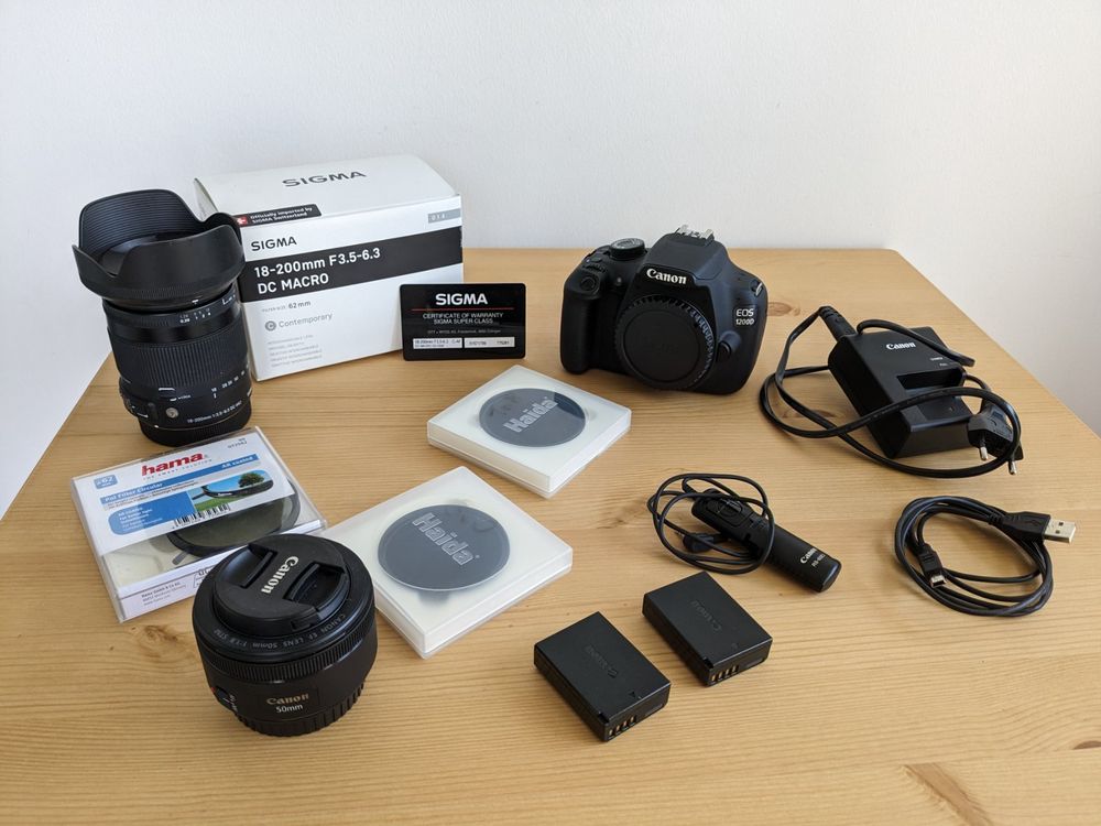 Canon eos 1200 D mit zubehör | Kaufen auf Ricardo