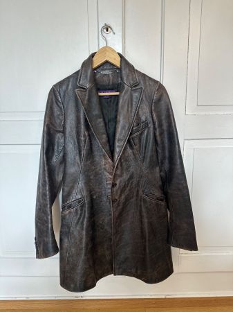Vintage Lederjacke Ralph Lauren Polo Damen