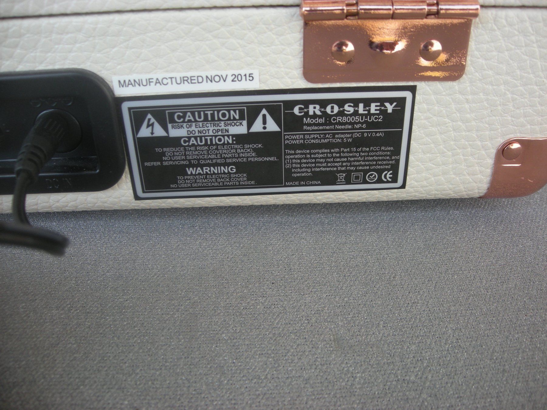 Giradischi: Plattenspieler mit 2 eingebauten Boxen und tragbar – Usato da Spreitenbach venduto da mako6900 1