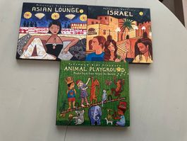 WORLD MUSIC ASIAN ISRAEL ANIMAL tolle CD's Putumayo Kult