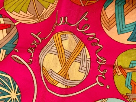HERMES 'L'art du temps' Seidenfoulard