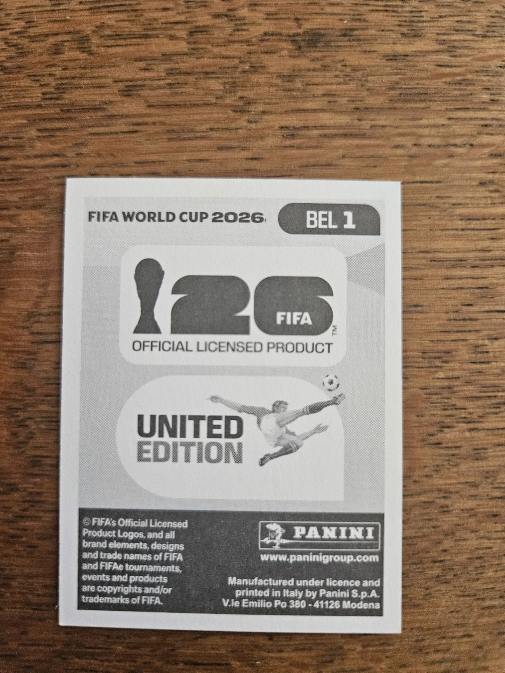 Panini Carte collezionabili: Panini Sticker WM 2026 - BEL 1 – Nuovo (secondo la descrizione) da Reinach BL venduto da BaselStar 1