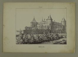 ROLLE, VAUD, WAADT, FEDERLITHOGRAPHIE 1840