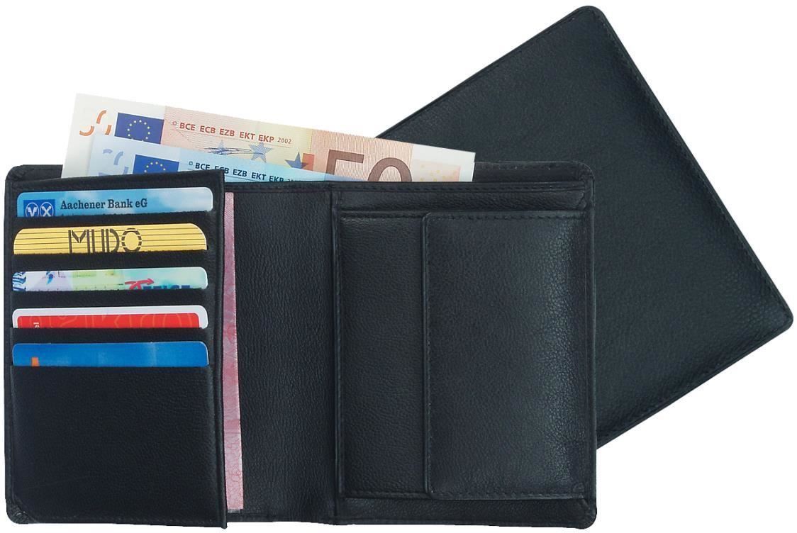 Portafogli: Kombi-Brieftasche, Leder, schwarz – Nuovo e nell'imballaggio originale da St. Gallen venduto da cointec 1