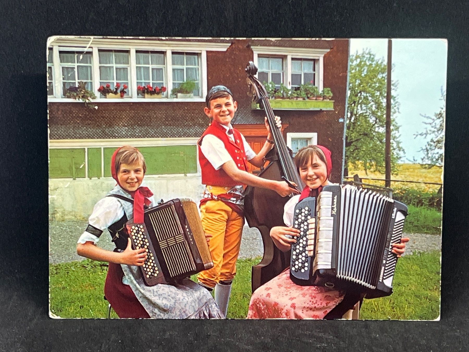 Cartoline postali: Ansichtskarte: Willkom bi ös im Appezell – Usato da Widnau venduto da Brusi9