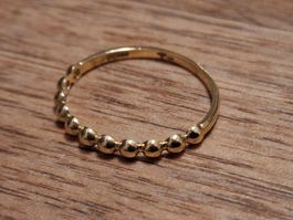 Fingerring 14K Gelbgold (punziert 585) Grösse 56