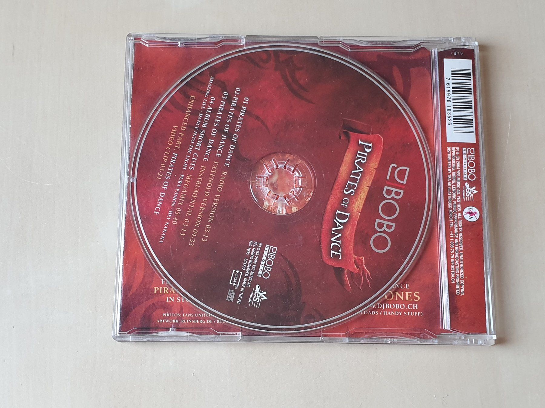 CD: DJ Bobo Pirates of Dance Maxi – Usato da Stansstad venduto da collectorsshop 1