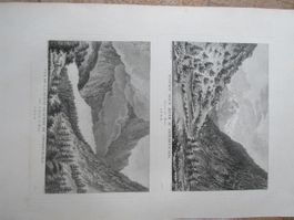 Grindelwald Originalkupferstich  von Le Barbier 1780