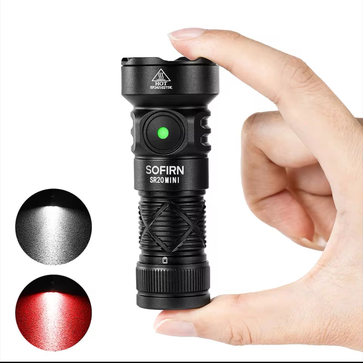 Lampade: Neu: Sofirn SR20 Mini mit Weiss/Rotlicht. Max. 1200 Lumen – Nuovo e nell'imballaggio originale da Arbon venduto da Helmuth 5