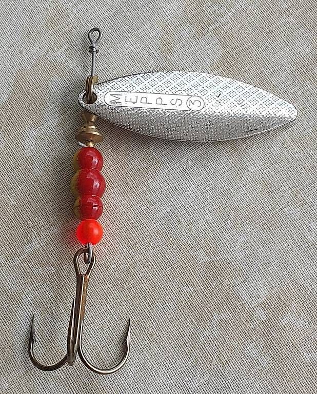 Esche: Spinner Mepps Aglia Long, Silber, Gr. 3 – Nuovo e nell'imballaggio originale da Remigen venduto da widmer.k.01