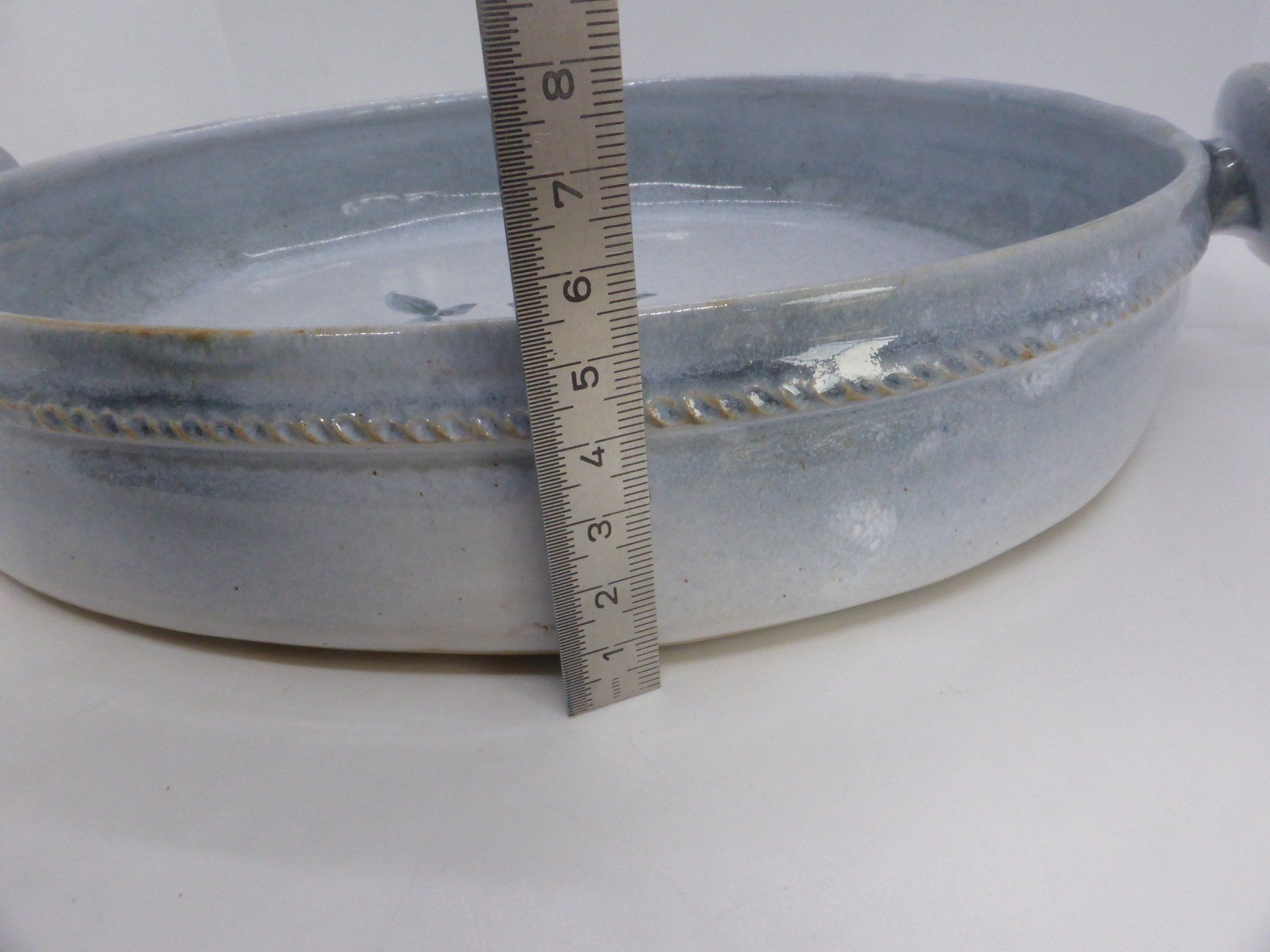 Servierplatten: Atelier ATCH Thierry et Chantal Robert plat à fruits en grès – Gebraucht aus Porrentruy von Kim017 8
