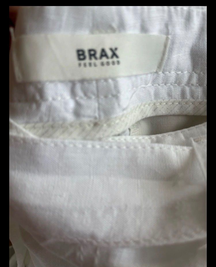 Brax Pantaloni: Weisse Leinenhose  von Brax – Usato da Regensdorf venduto da AHenter 2