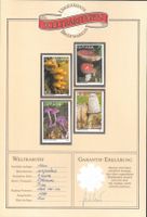 Guyana Teilserie 2080 - 2083 ungezähnt Pilze ** 28.1.1988