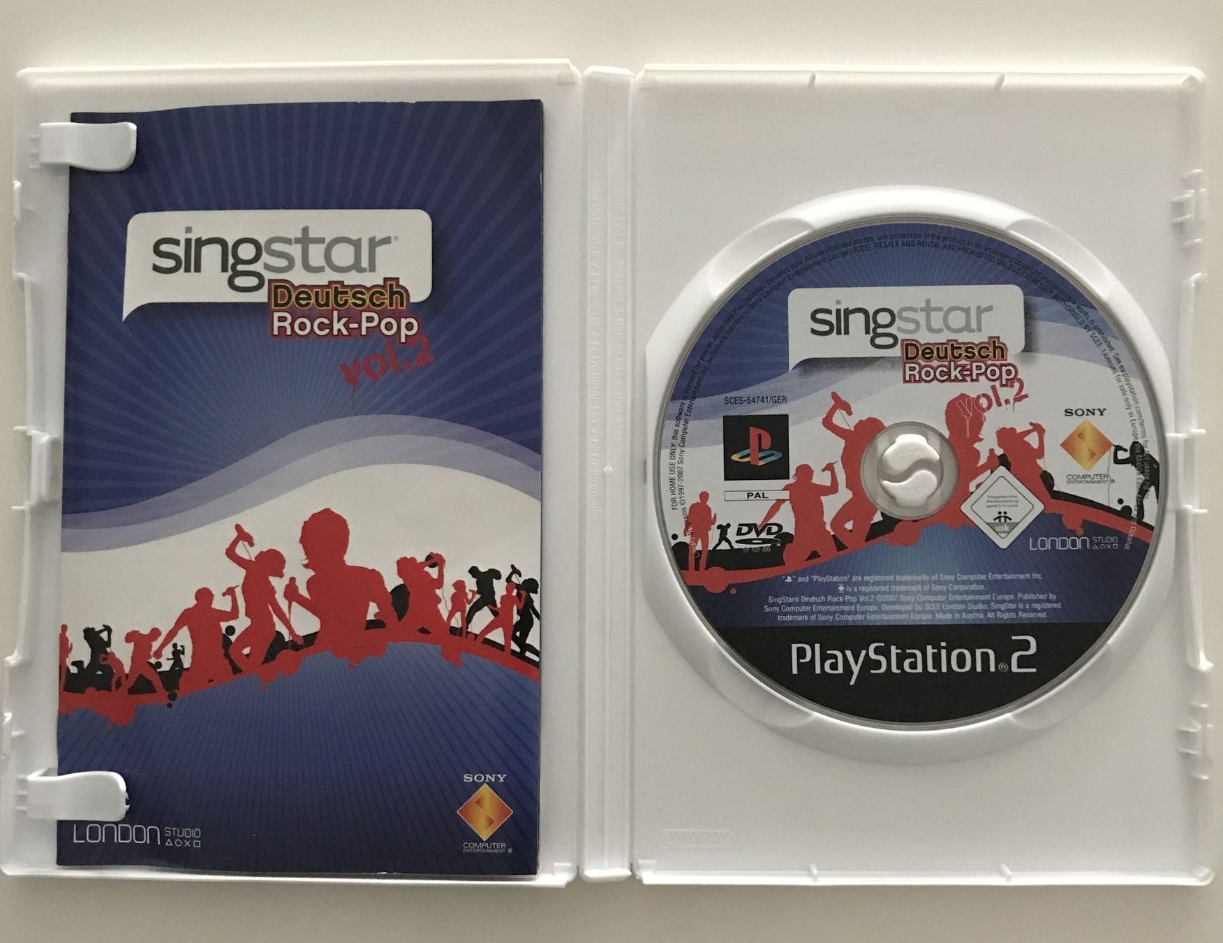 Spiele: PS2 - SingStar Deutsch Rock-Pop Vol. 2 – Gebraucht aus Allschwil von Bullach 2