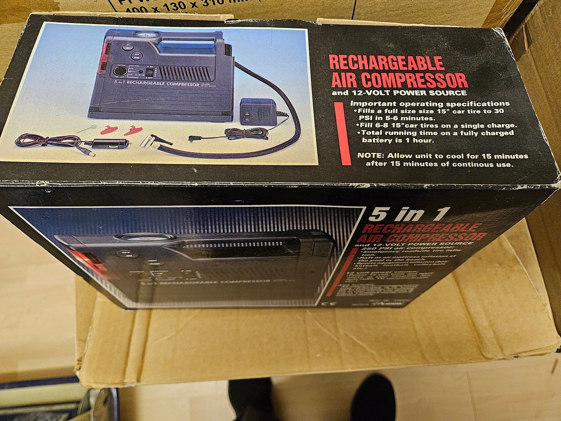 Compressori: Air Compressor COIDO No.3328 5in1 12-Volt Power Source250PSI – Usato da Kloten venduto da Euroasia 2
