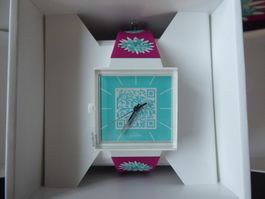 Swatch Uhr 2025 mit Ansteckpin