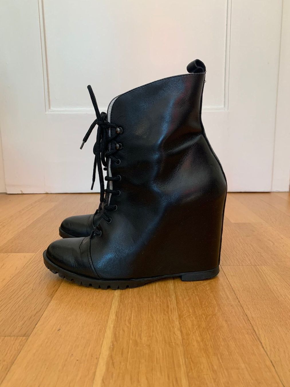 Scarpe da donna: Lederstiefeletten mit Keilabsatz 39 – Usato da Zürich venduto da IMAYER 2
