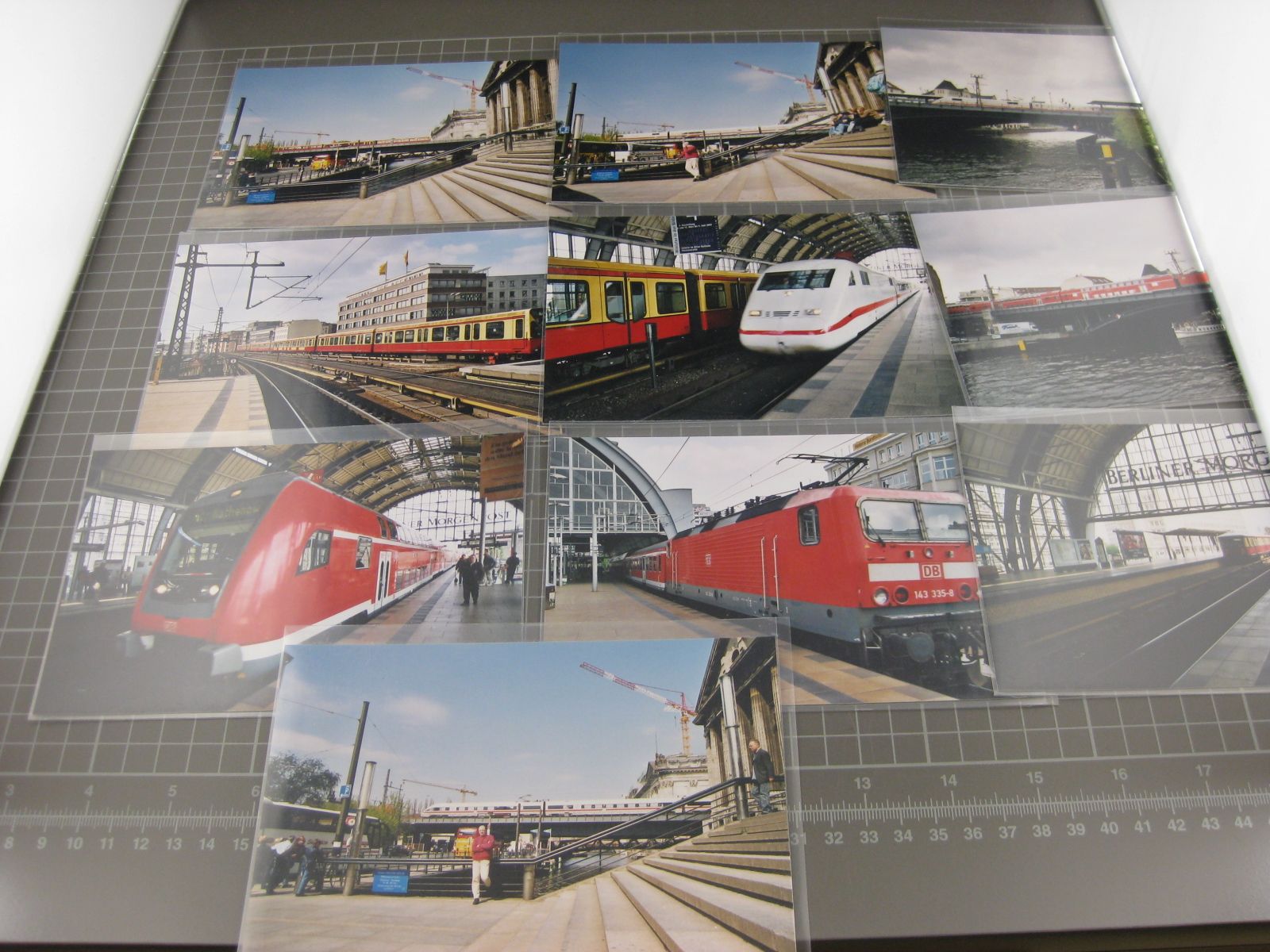 Cartoline postali: 9 Echtfotos Berlin mit Eisenbahn – Nuovo (secondo la descrizione) da Malters venduto da Marosko